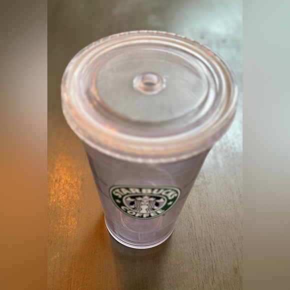 Starbucks Clear Tumbler with Green Logo - Picture 5 of 6